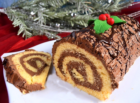 Holiday Yule Log - Item # 1005 - Dave's Fresh Marketplace Catering RI